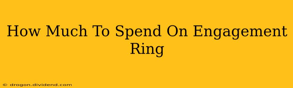 How Much To Spend On Engagement Ring